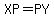 XP=PY