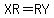 XR=RY