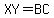 XY=+BC