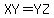 XY=YZ