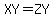 XY=ZY