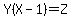 Y%28X-1%29=Z