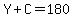 Y%2BC=180