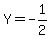 Y=-1%2F2