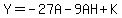 Y=-27A-9AH%2BK