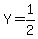 Y=1%2F2