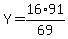 Y=16%2A91%2F69