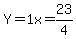 Y=1x=23%2F4