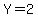 Y=2