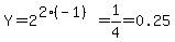 Y=2%5E%282%2A%28-1%29%29=1%2F4=0.25