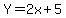 Y=2x%2B5