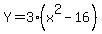 Y=3%28x%5E2-16%29