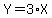 Y=3%2AX