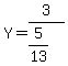 Y=3%2F%285%2F13%29