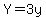 Y=3y