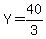 Y=40%2F3