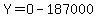 Y=O-187000