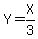 Y=X%2F3