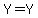 Y=Y