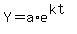 Y=a%2Ae%5E%28kt%29