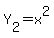 Y%5B2%5D=x%5E2