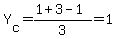 Y%5Bc%5D=%281%2B3-1%29%2F3=1