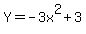 Y+=+-3x%5E2+%2B+3