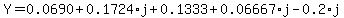 Y+=+0.0690%2B0.1724%2Aj%2B0.1333%2B0.06667%2Aj-0.2%2Aj
