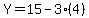 Y+=+15+-+3%2A%284%29