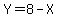 Y+=+8+-+X