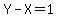 Y+-+X+=+1