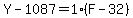 Y-1087=1%28F-32%29