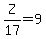 Z%2F17=9