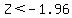 Z%3C-1.96
