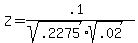 Z=%28.1%29%2F%28sqrt%28.2275%29%2Asqrt%28.02%29%29