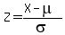 Z=%28X-mu%29%2Fsigma