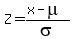 Z=%28x-mu%29%2Fsigma