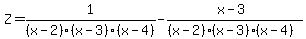 Z=+1%2F%28x-2%29%28x-3%29%28x-4%29-%28x-3%29%2F%28%28x-2%29%28x-3%29%28x-4%29%29