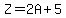 Z=2A%2B5