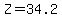 Z=34.2