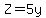 Z=5y