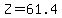 Z=61.4