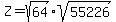 Z=sqrt%2864%29sqrt%2855226%29