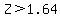Z%3E1.64