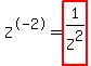 Z%5E-2=highlight%281%2FZ%5E2%29
