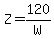 Z=120%2FW