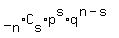 _%5Bn%5DC%5Bs%5D%2Ap%5Es%2Aq%5E%28n-s%29