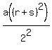a%28%28r%2Bs%29%5E2%29%2F2%5E2