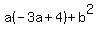 a%28-3a%2B4%29%2Bb%5E2