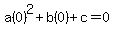 a%280%29%5E2+%2B+b%280%29+%2B+c+=+0